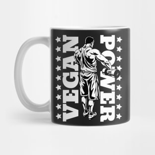 Vegan Power Front Raises Weightlifting Mug